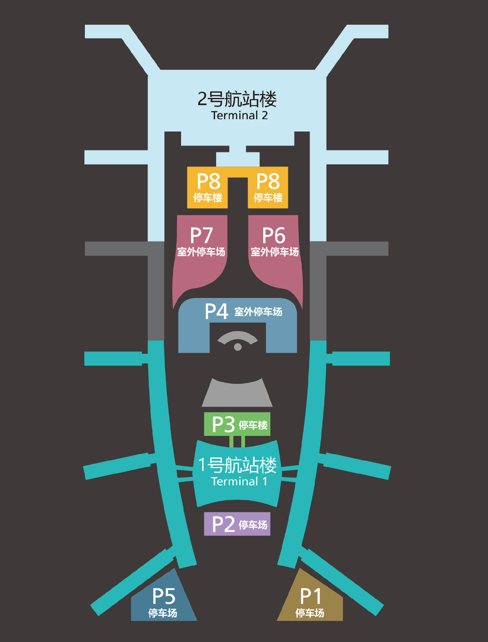 北京t3停车楼示意图图片