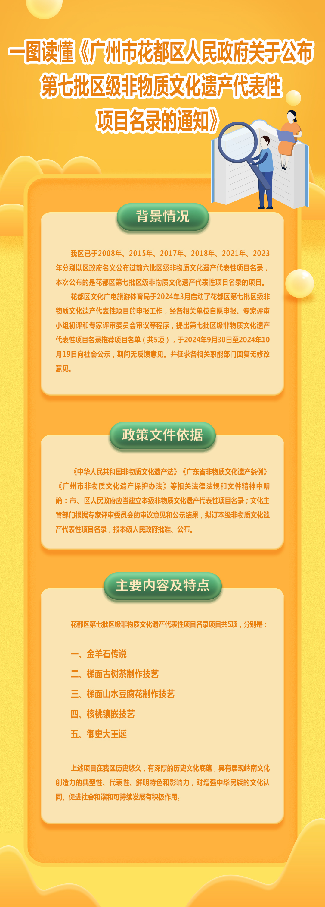 3-3《广州市花都区人民政府关于公布花都区第七批区级非物质文化遗产代表性项目名录的通知》的图解.jpg