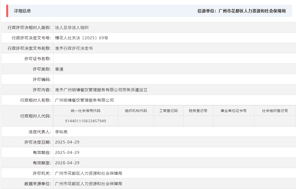 4.29准予广州明塘餐饮管理服务有限公司劳务派遣设立.png