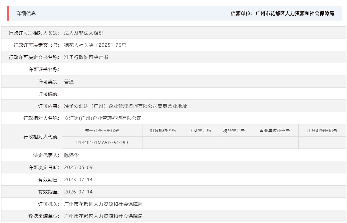 5.9准予众汇达（广州）企业管理咨询有限公司变更营业地址.png
