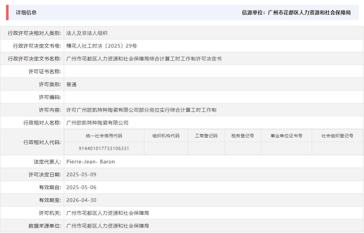 5.9许可广州欧凯特种陶瓷有限公司部分岗位实行综合计算工时工作制.png
