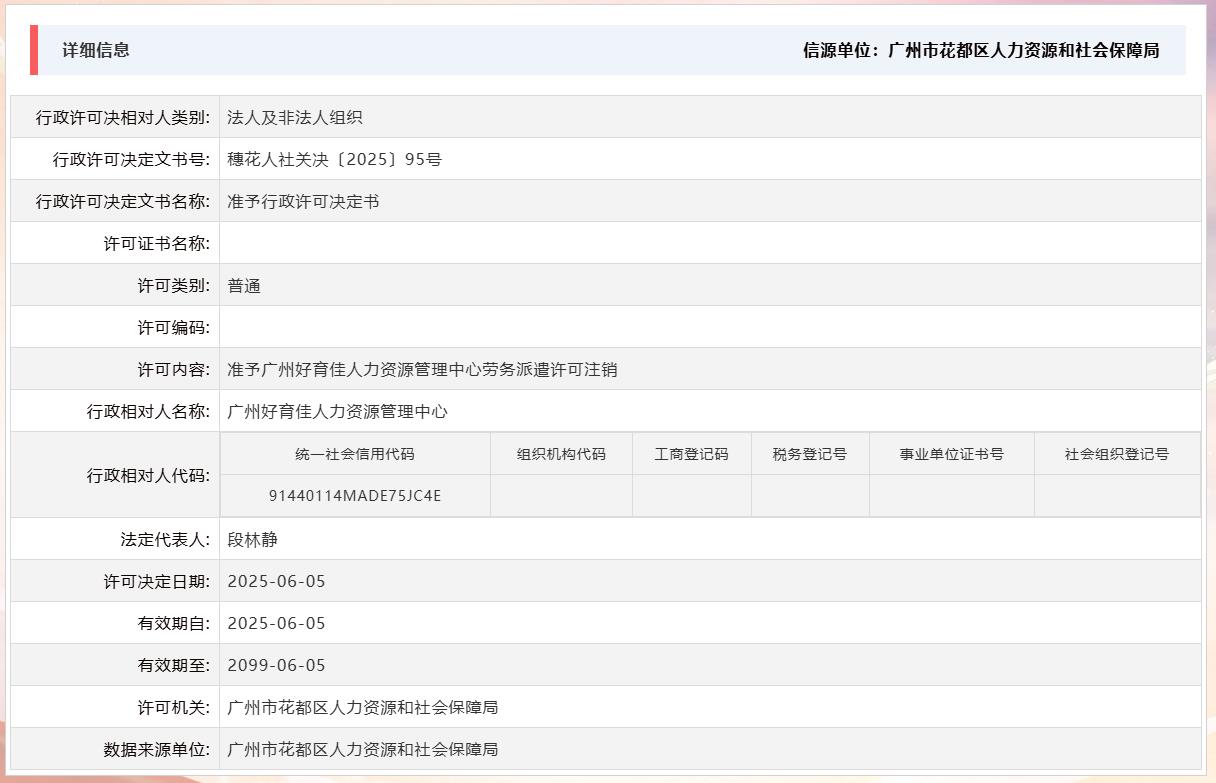 6.5准予广州好育佳人力资源管理中心劳务派遣许可注销.jpg